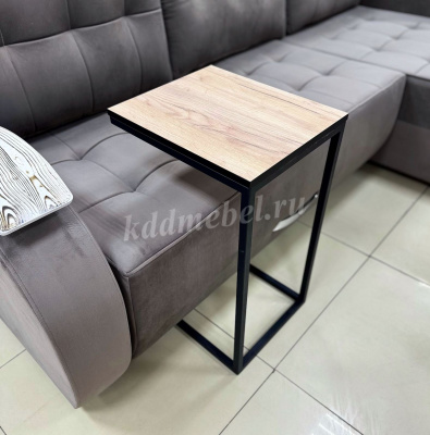 Придиванный столик Берген-14 (Крафт золотой/Черный)