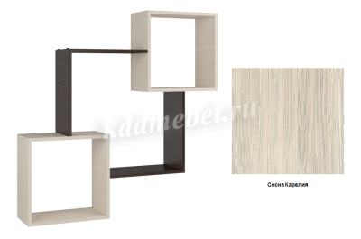 Полка навесная ПН-9 (Сосна карелия)