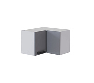 Шкаф верхний угловой УВП-2 360 кухня Марбл (Белый/Мрамор Дарк)