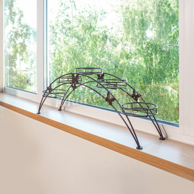 Подставка для цветов Арка-5 (Коричневый)