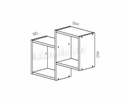 Полка ПМ 366.20 (Дуб делано)