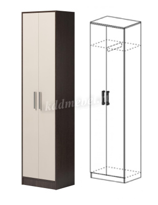 Шкаф для одежды Энтер (Венге/Дуб молочный)