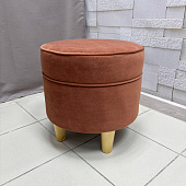 Пуф Лора (Ткань Ультра арт. ТП 332 терра кирпичный)