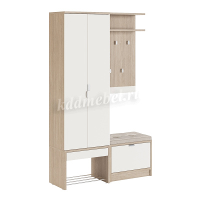 Прихожая Эльтон вариант № 1 (Палермо/Перламутр)