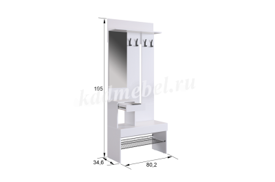 Прихожая К4 Баско (Кашемир/Дуб крафт золотой)