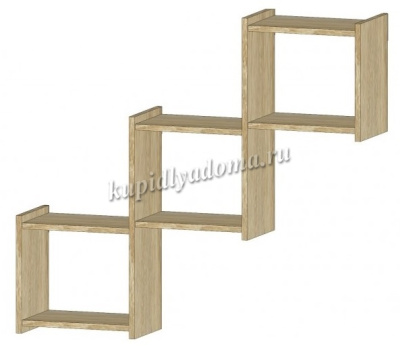 Полка Квадро (Дуб сонома)