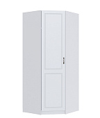 Шкаф угловой Апполия (Белый/Белый дуб)