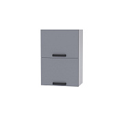 Шкаф верхний горизонтальный 5ВГ кухня Осло (Белый/Карбон вулкан)