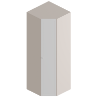 Шкаф угловой 800х800х2300 Шкаф угловой 800х800х2300