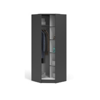 Шкаф угловой антрацит_белый_2