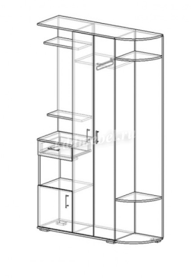 Прихожая Виза (Ясень шимо темный)