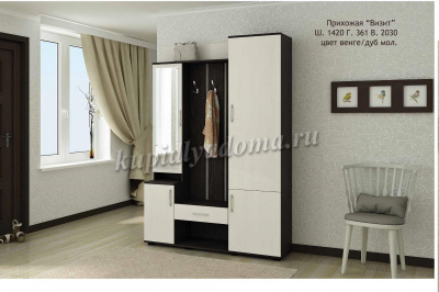 Прихожая Визит (Венге/Анкор светлый)