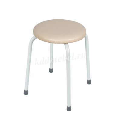 Табурет круглый Пенёк-220 крепкий (Ваниль)