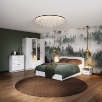 Чикаго спальня с 4дв шк ателье св_белый Чикаго спальня с 4дв шк ателье св_белый