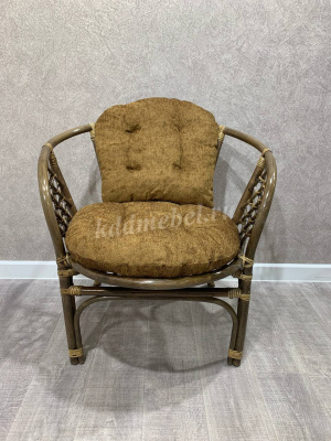 Кресло RJG-Bahama (Ротанг №6, ткань Mulan 152)