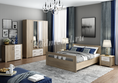 Шкаф угловой Сопрано (Дуб сонома)