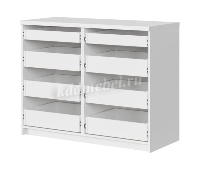 Комод Мята 1.2 (Белый/Кашемир)