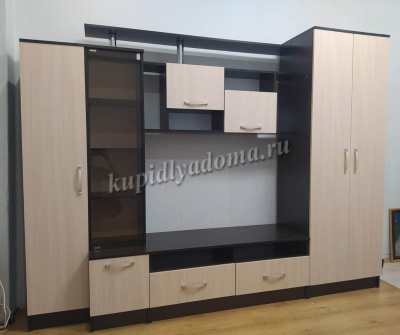 Гостиная Оскар-5 (Венге цаво/Дуб молочный)