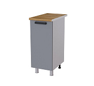 Шкаф нижний 35Р кухня Контемп без столешницы (Дуб сонома/Кофе-софт)