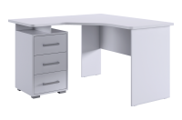 Стол Лайт 2 угловой Левый Белый Стол Лайт 2 угловой Левый Белый