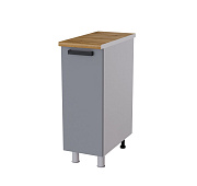 Шкаф нижний глубокий Г3Р кухня Марбл без столешницы (Белый/Мята софт)