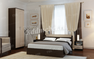 Кровать София 1.6 (Венге/Белфорт)