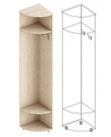 Граф Стеллаж угловой  баррик