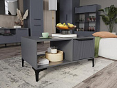 Стол журнальный Кимберли (Графит/Графит софт)