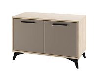 Тумба Ева 800 2С (Дуб экспресив песочный/Глиняный)