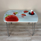 Стол обеденный Волна-2 В5 (Клубника)