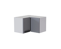 Шкаф верхний угловой УВП-360 кухня Нагано (Белый/Ясень анкор темный)