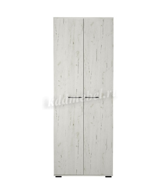 Шкаф двустворчатый Италия (Крафт белый)
