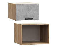 Шкаф верхний ШВГП 500 Кухня Мария (Сталь)